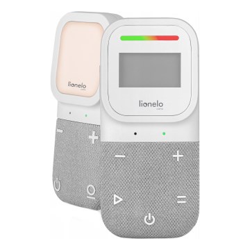 Lionelo - Безжичен детски аудио бебефон с безжично зареждане BABYLINE 2.3 5V
