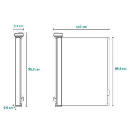 Lionelo - Бяла предпазна бариера THEA