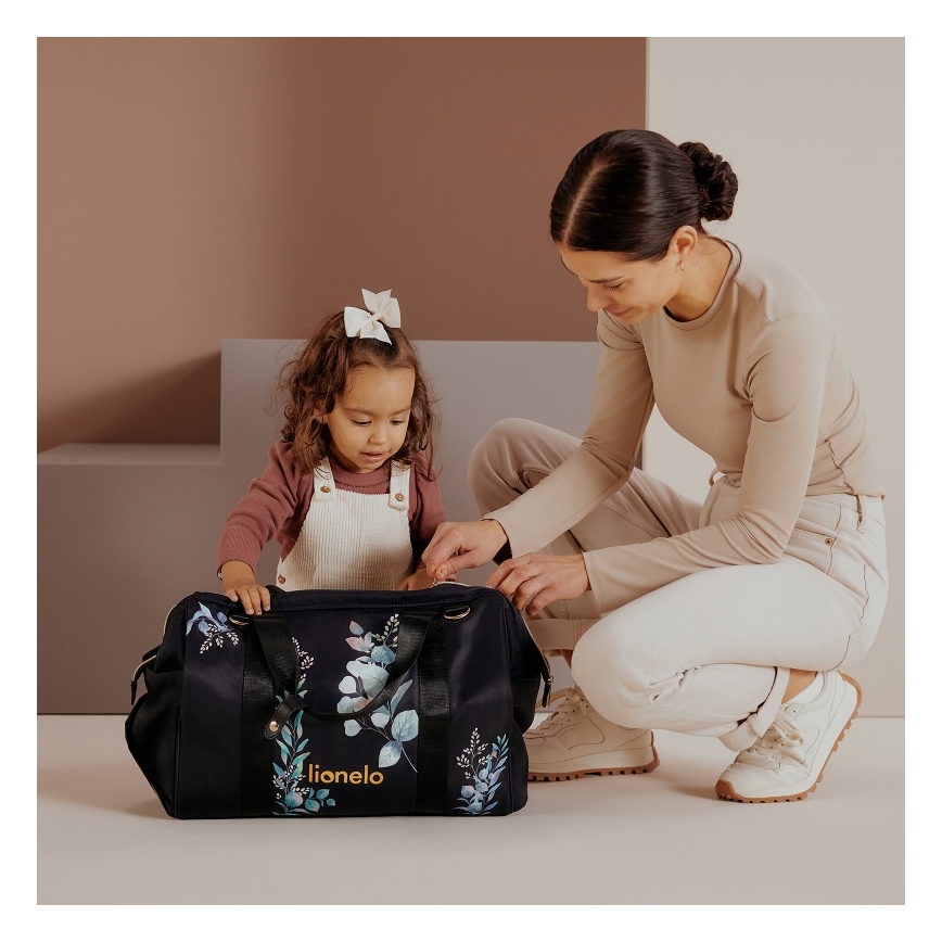 Lionelo - Чанта за смяна на пелени за детска количка IDA Golden Moments