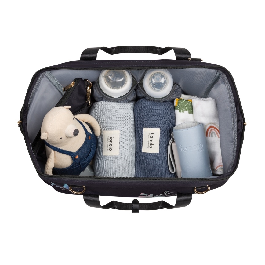 Lionelo - Чанта за смяна на пелени за детска количка IDA Golden Moments