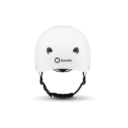 Lionelo - Детска бяла каска HELMET
