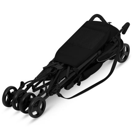 Lionelo - Детска чадърна количка ELIA Черен оникс