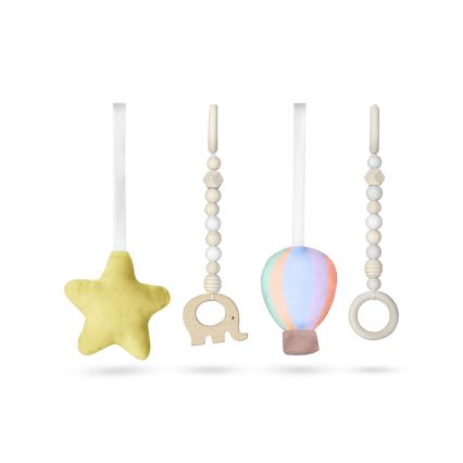 Lionelo - Детска дървена шведска стена ANIS