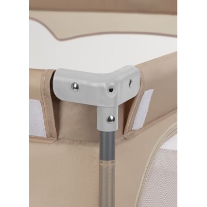 Lionelo - Детска игрална кошара FLORENCE бежов пясък