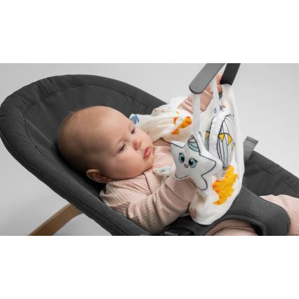 Lionelo - Детска люлка JUNE антрацит