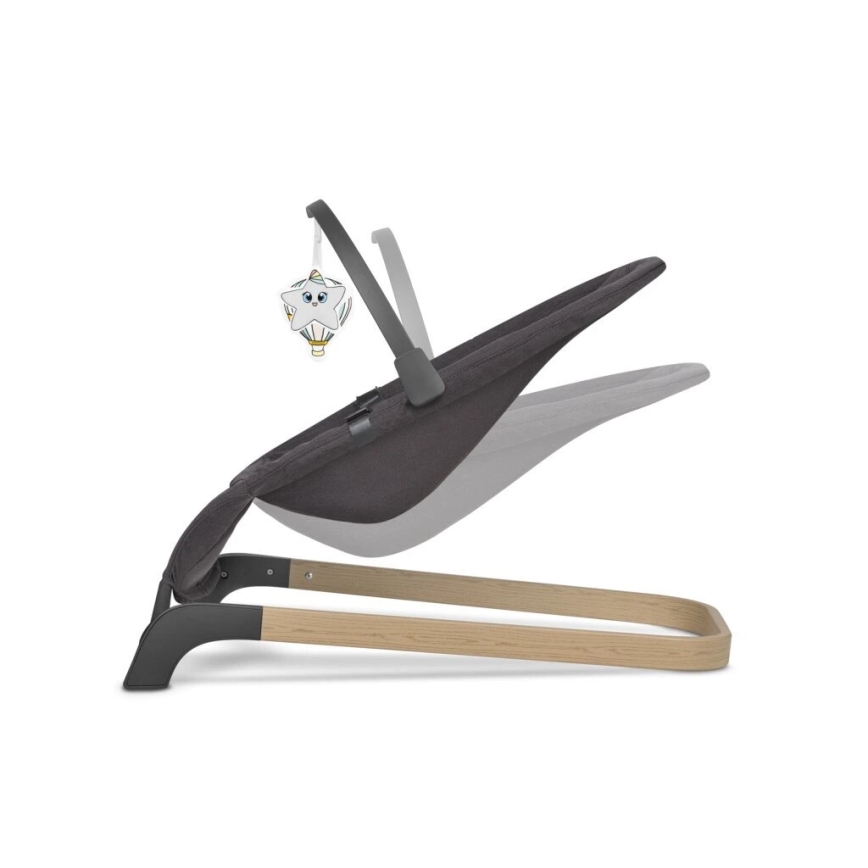 Lionelo - Детска люлка JUNE антрацит