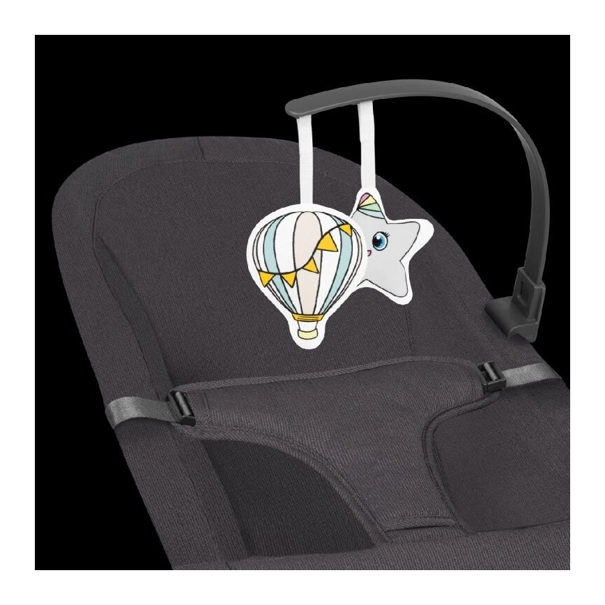 Lionelo - Детска люлка JUNE антрацит