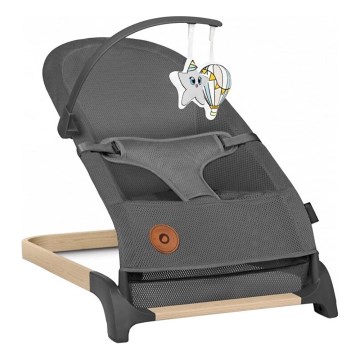 Lionelo - Детска люлка JUNE сива