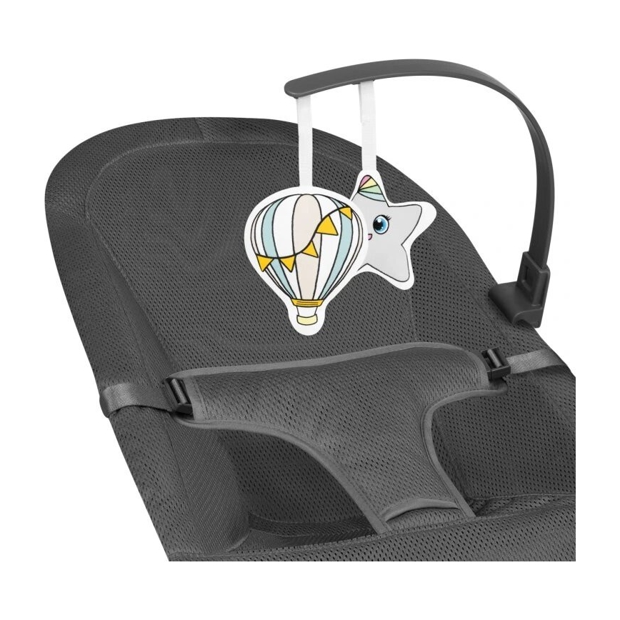 Lionelo - Детска люлка JUNE сива