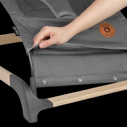 Lionelo - Детска люлка JUNE сива