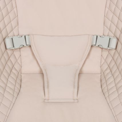 Lionelo - Детска люлка RIO с мелодия, 4xC, цвят бежово латте + дистанционно управление