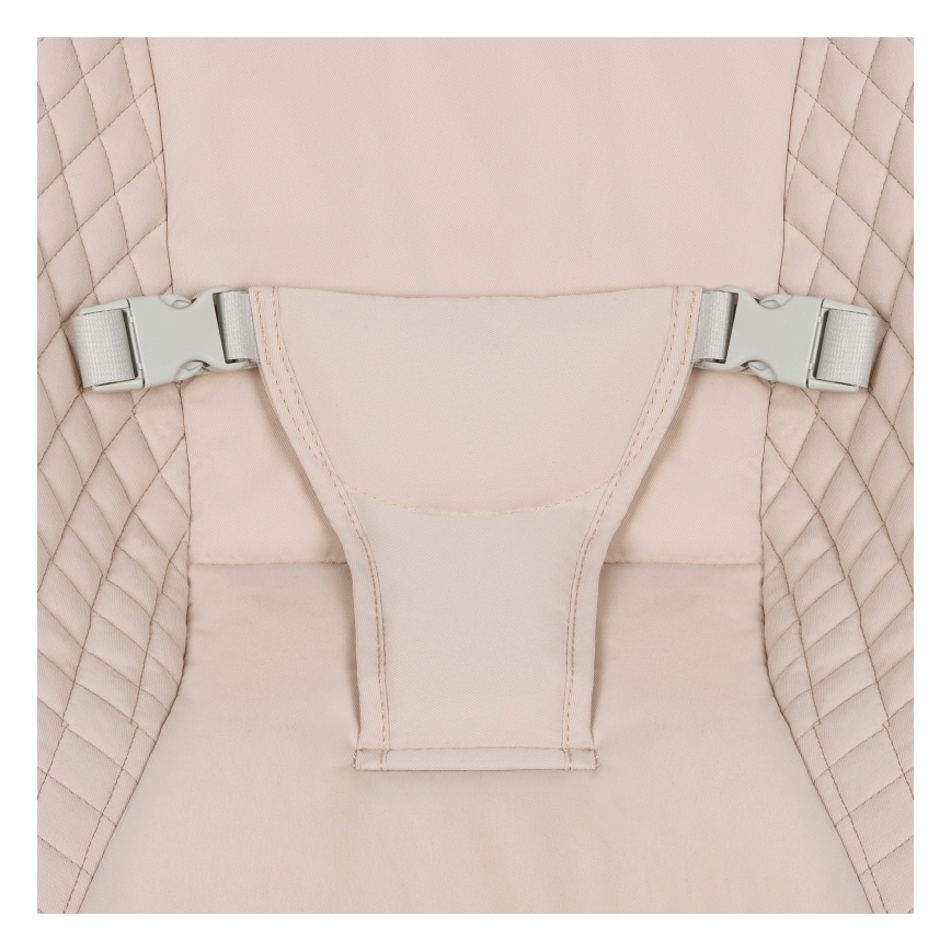 Lionelo - Детска люлка RIO с мелодия, 4xC, цвят бежово латте + дистанционно управление