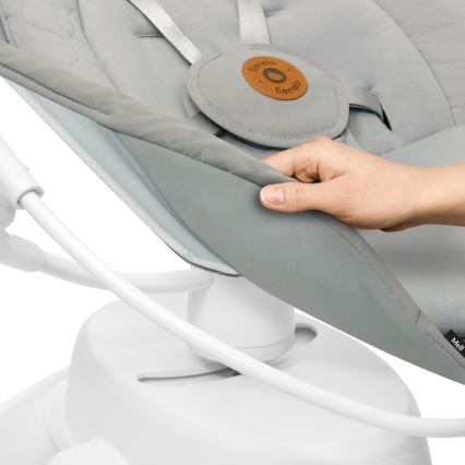 Lionelo - Детска люлка с мелодии MELL Beige Sand 4xAA + дистанционно управление