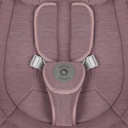 Lionelo - Детска люлка с мелодия BLOSSOM Pink Mauve + дистанционно управление
