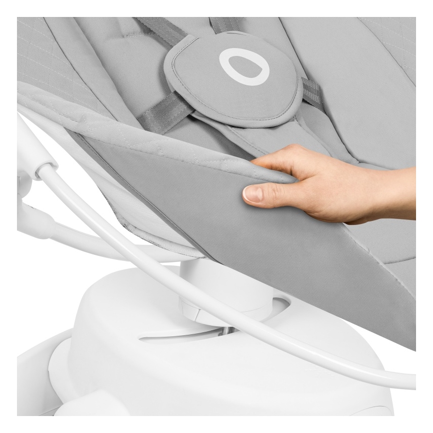 Lionelo - Детска люлка с мелодия IRIS Grey Concrete