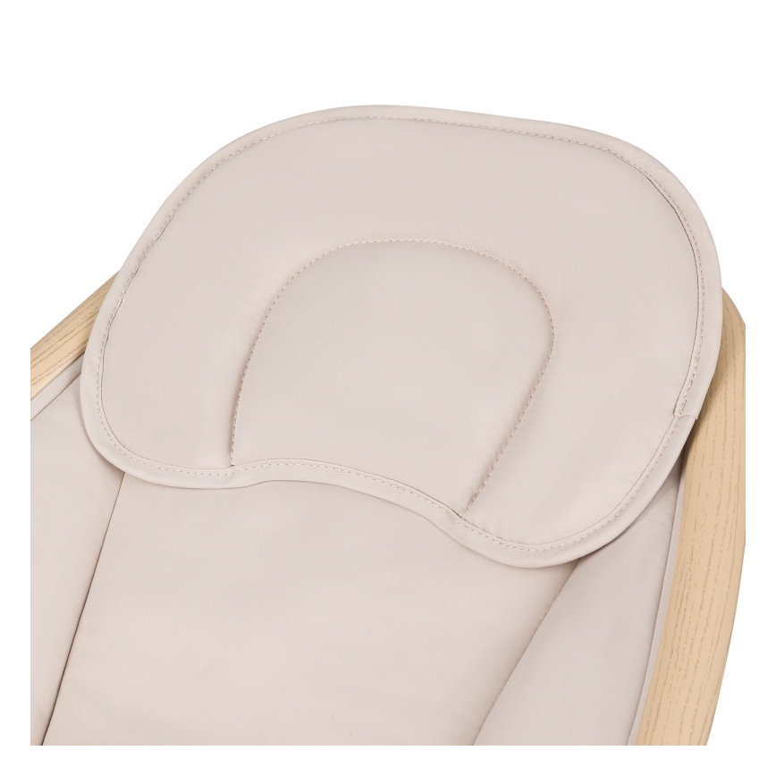 Lionelo - Детска люлка с мелодия OLIVIA Beige Natural + дистанционно управление