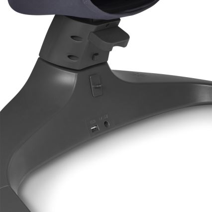 Lionelo - Детска люлка с мелодия RALF 4xAA Сиво/Бяло + дистанционно управление