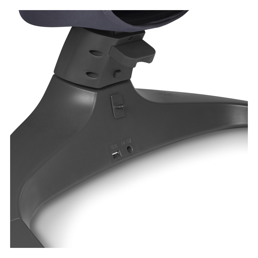 Lionelo - Детска люлка с мелодия RALF 4xAA Сиво/Бяло + дистанционно управление