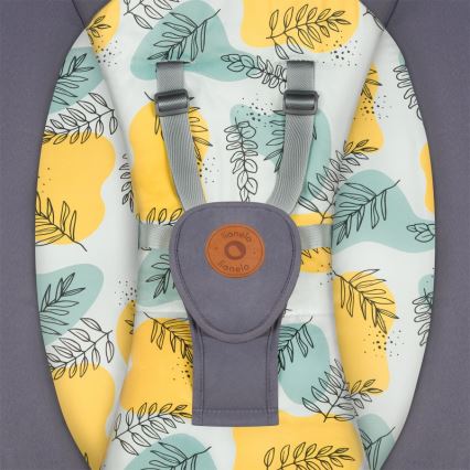 Lionelo - Детска люлка с мелодия RALF, захранване 4xAA, с дистанционно управление, цвят Grey Concrete