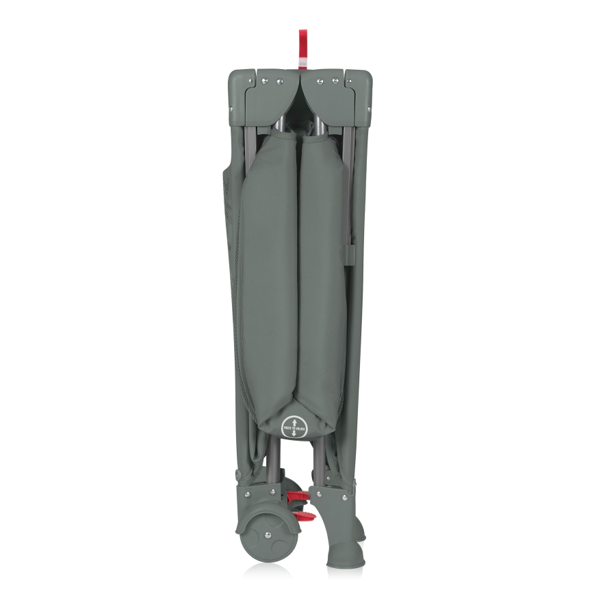 Lionelo - Детска пътна кошара 3 в 1 ELLEN, зелен шалфей