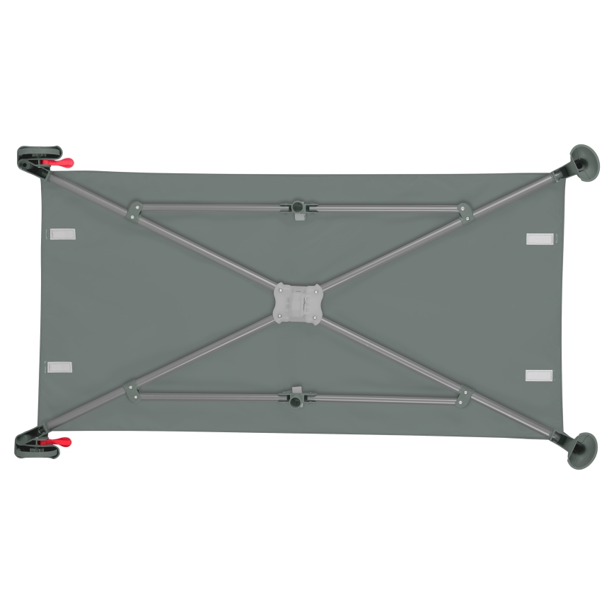 Lionelo - Детска пътна кошара 3 в 1 ELLEN, зелен шалфей