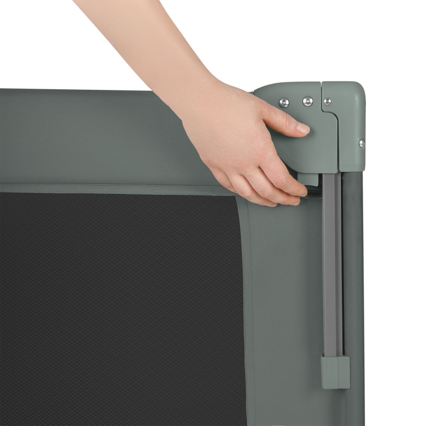 Lionelo - Детска пътна кошара 3 в 1 ELLEN, зелен шалфей