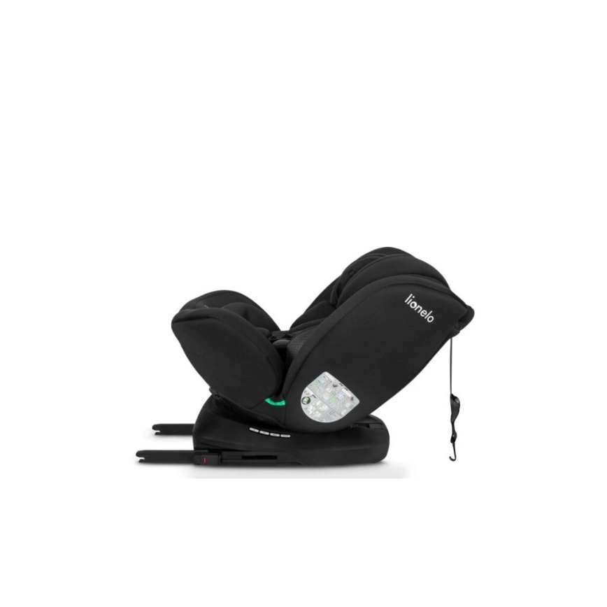 Lionelo - Детско столче за кола BASTIAAN i-Size 40-150 см черно