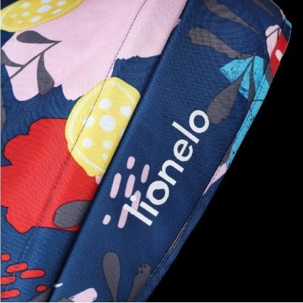 Lionelo - Детска триколка HAARI черна/многоцветна