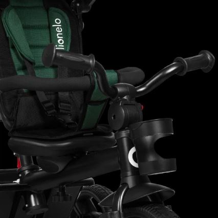 Lionelo - Детска триколка HAARI зелена/черна