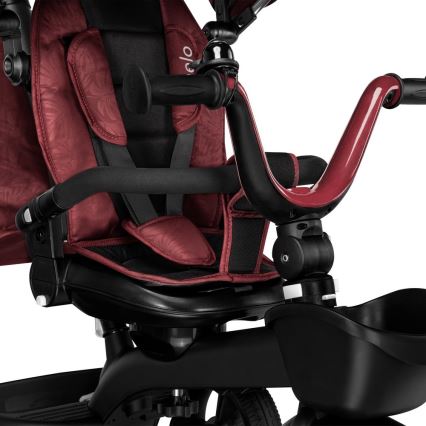 Lionelo - Детска триколка KORI червено-бордо