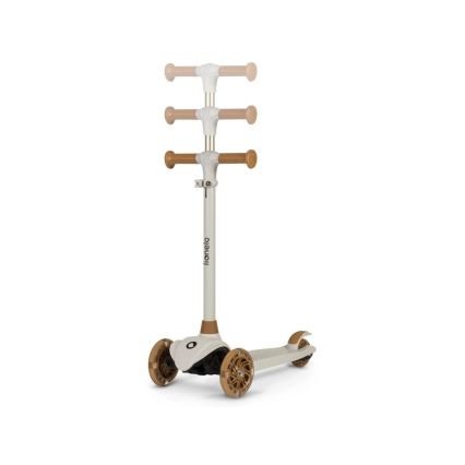 Lionelo - Детска тротинетка JESSY 3xAA бежова