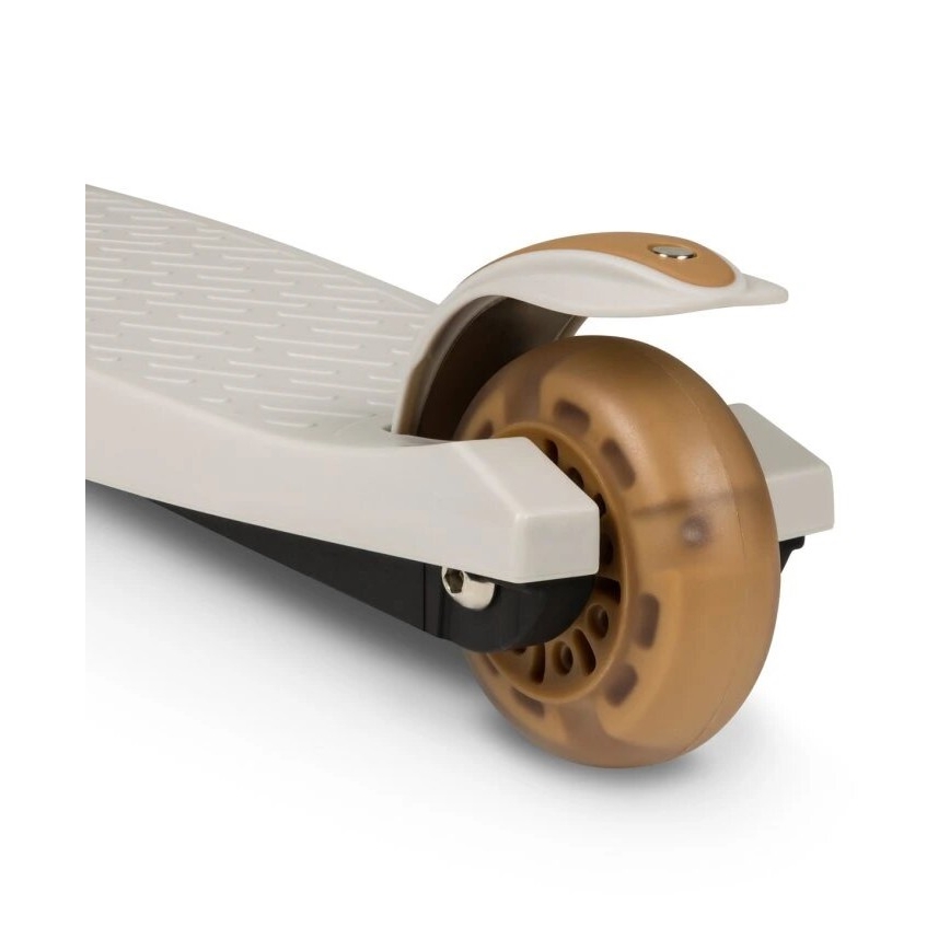 Lionelo - Детска тротинетка JESSY 3xAA бежова