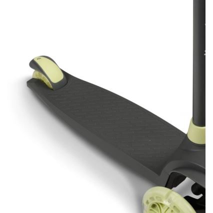 Lionelo - Детска тротинетка JESSY 3xAA сива/зелена