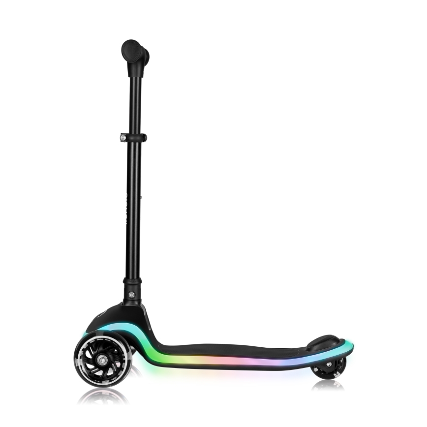 Lionelo - Детска тротинетка MEY 3xAAA Черен оникс