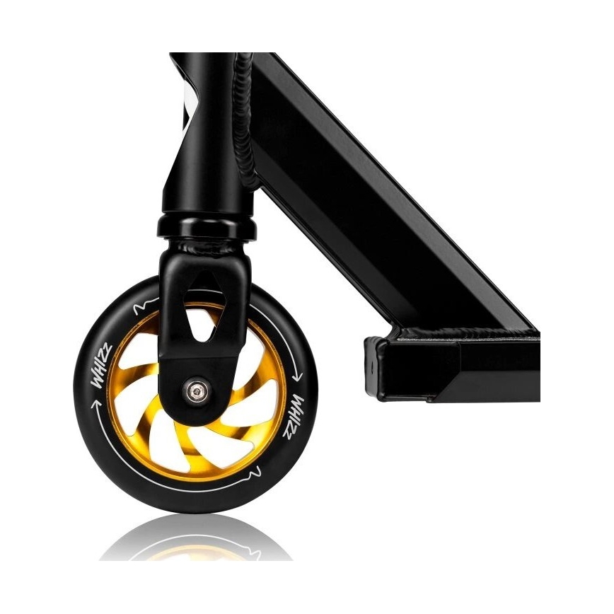 Lionelo - Детска тротинетка WHIZZ черна