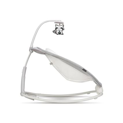 Lionelo - Детска вибрираща люлка с мелодия PASCAL 2xAA сива