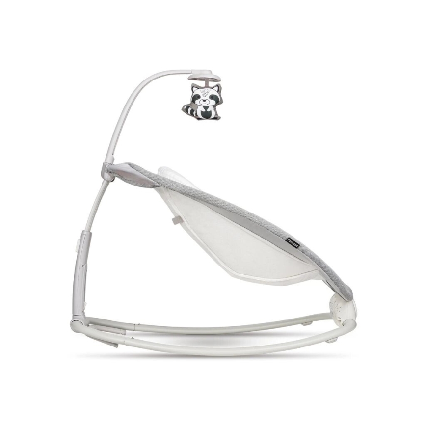 Lionelo - Детска вибрираща люлка с мелодия PASCAL 2xAA сива