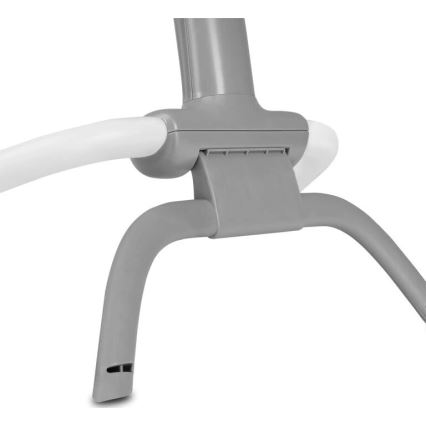 Lionelo - Детска вибрираща люлка с мелодия PASCAL 2xAA сива/тюркоазна