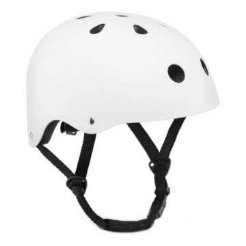 Lionelo - Детска каска HELMET Бяла