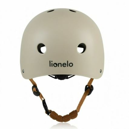 Lionelo - Детска каска HELMET Пясъчен беж