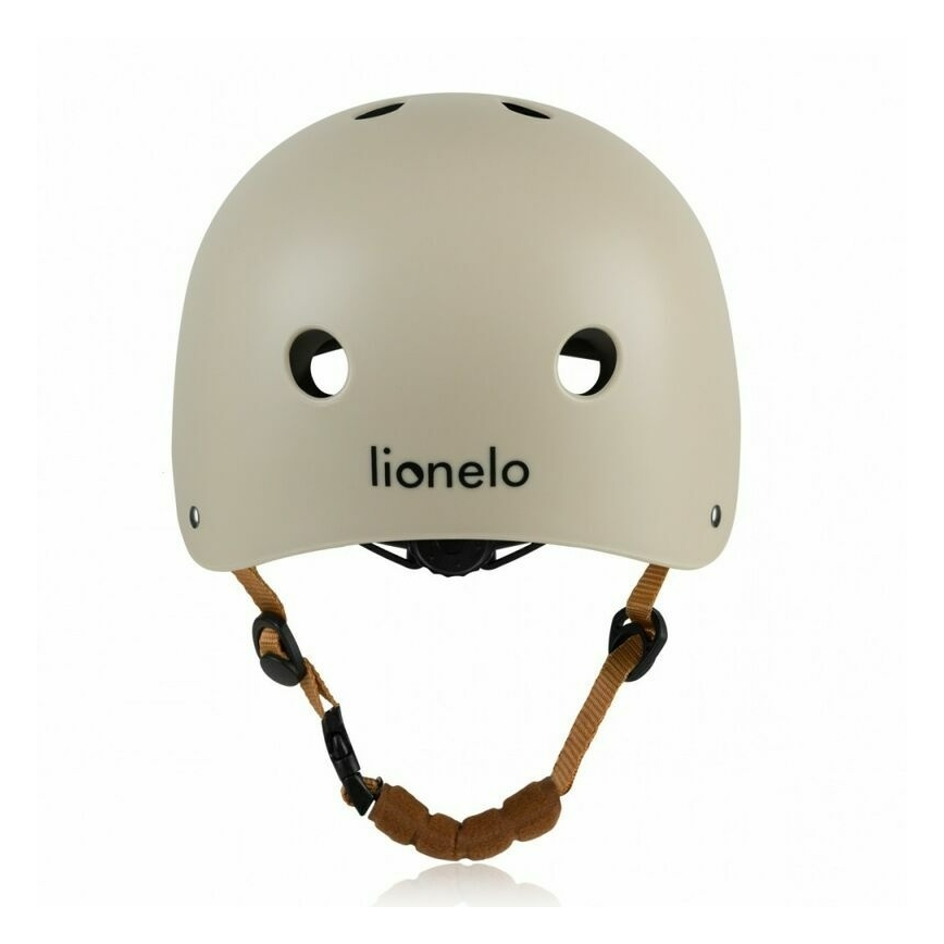 Lionelo - Детска каска HELMET Пясъчен беж
