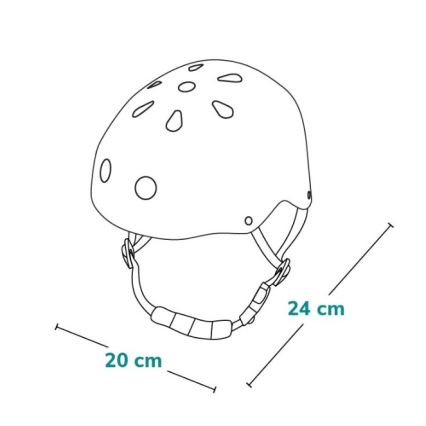 Lionelo - Детска каска HELMET Пясъчен беж