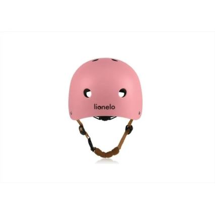 Lionelo - Детска каска HELMET Розова роза