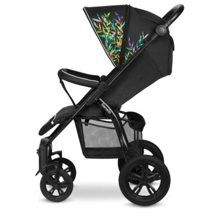 Lionelo - Детска количка ANNET TOUR черен/зелен