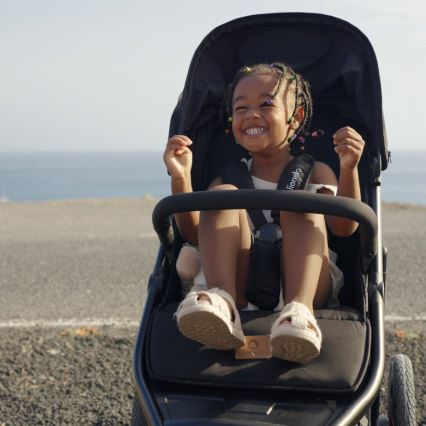 Lionelo - Детска количка AZURA черен