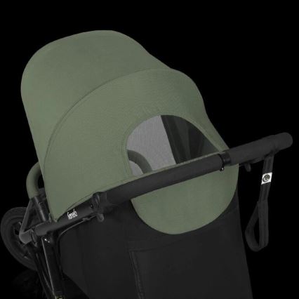 Lionelo - Детска количка AZURA черен/зелен