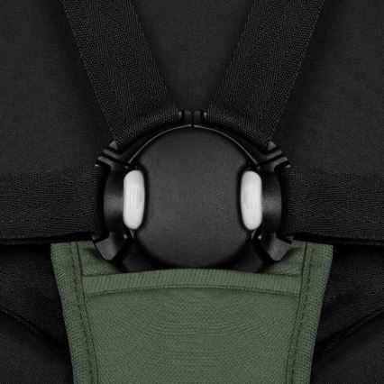 Lionelo - Детска количка AZURA черен/зелен