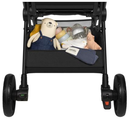 Lionelo - Детска количка CLOE черен/сив