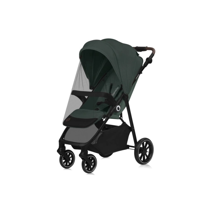 Lionelo - Детска количка EMMA ONE зелен/черен