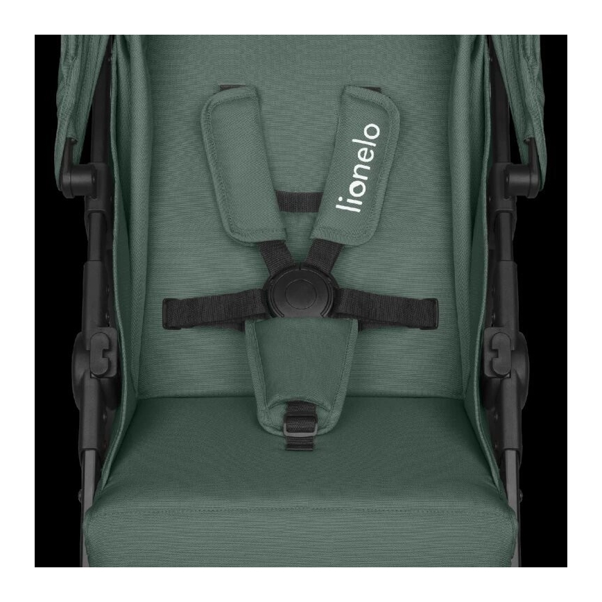 Lionelo - Детска количка EMMA ONE зелен/черен